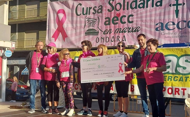 La Cursa Solidària d'Ondara recauda 9.080 euros para la investigación contra el cáncer