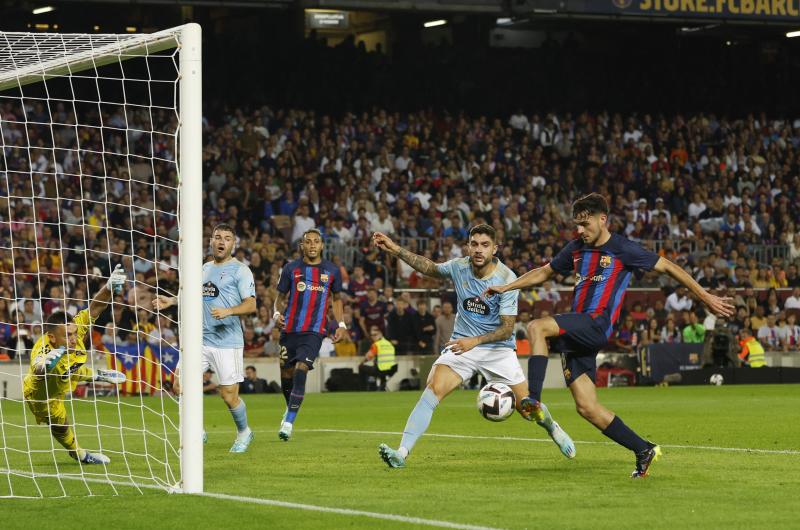 El gol de Pedri para llegar líder al clásico