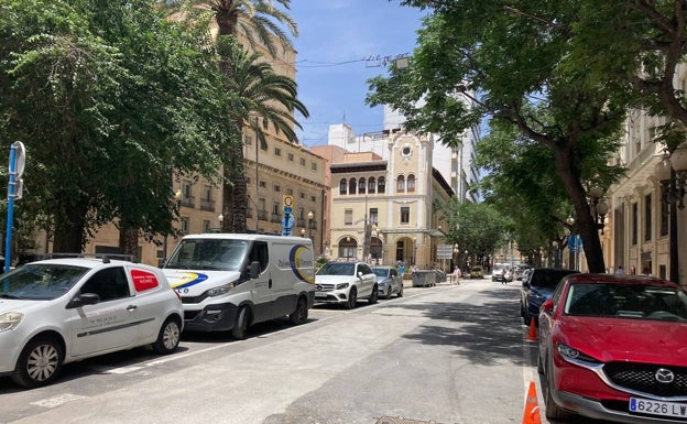 Comienza la cuarta fase de las obras para peatonalizar el centro de Alicante