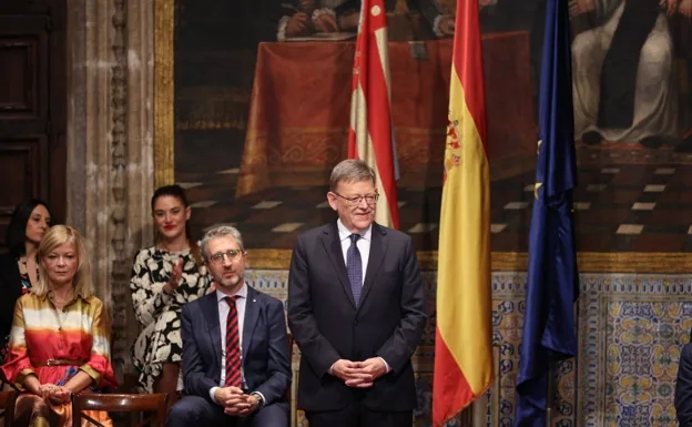 Acto institucional el 9 de octubre en el Palau de la Generalitat.