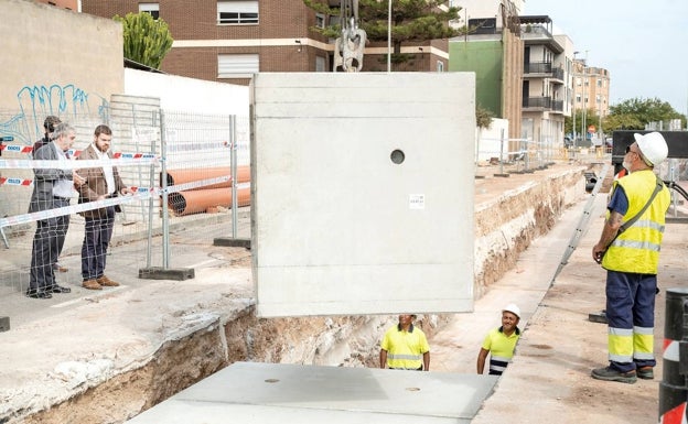 La Pobla de Farnals invierte 1,6 millones en un colector para evitar inundaciones