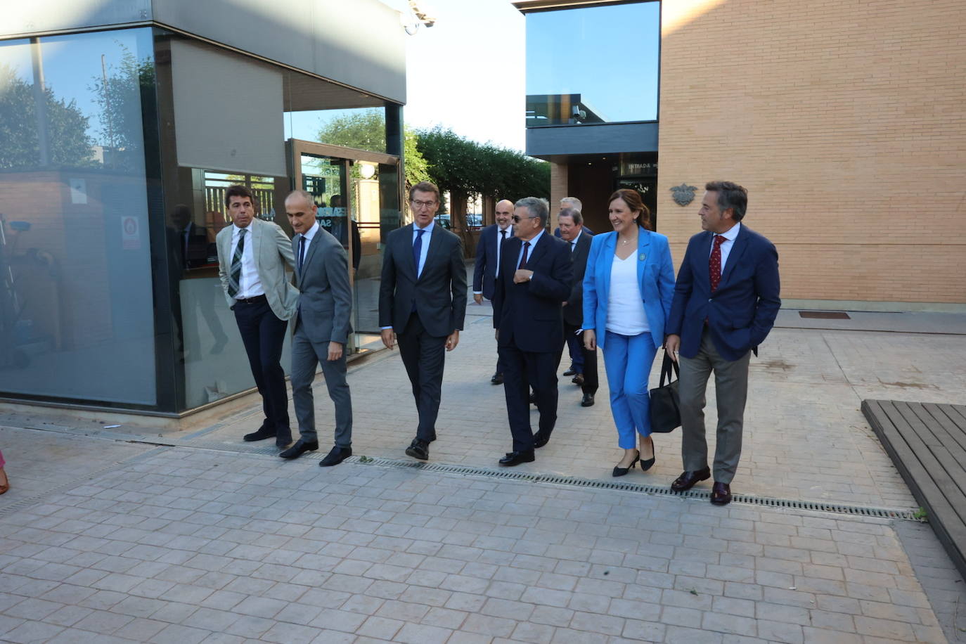 Las imágenes del encuentro con Alberto Núñez Feijóo en LAS PROVINCIAS