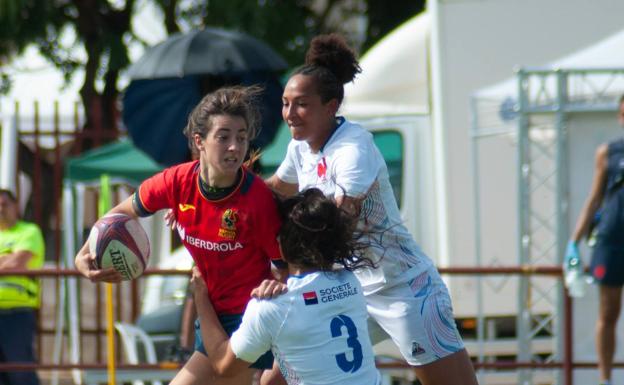 La alicantina Claudia Cano subcampeona con la Selección Española en el Elche 7s