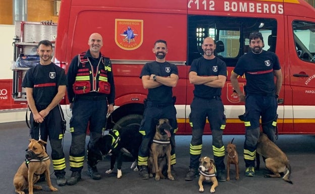 Un bombero fuera de servicio y su perra rescatan a un hombre perdido en las lagunas de Rabasa