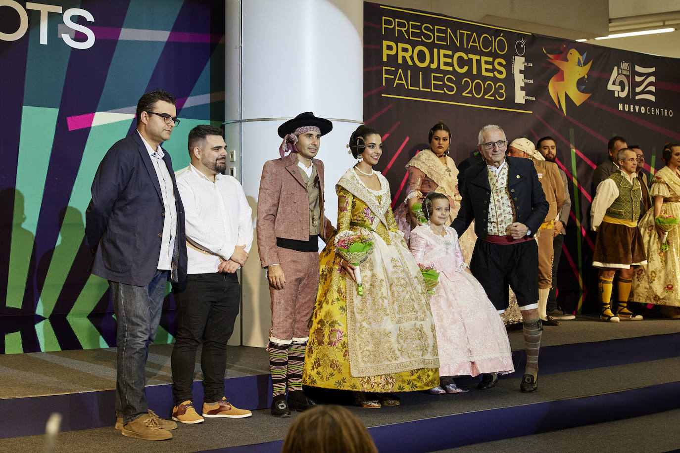 Las falleras mayores de Valencia inaguran la exposición de bocetos de las fallas especiales de 2023