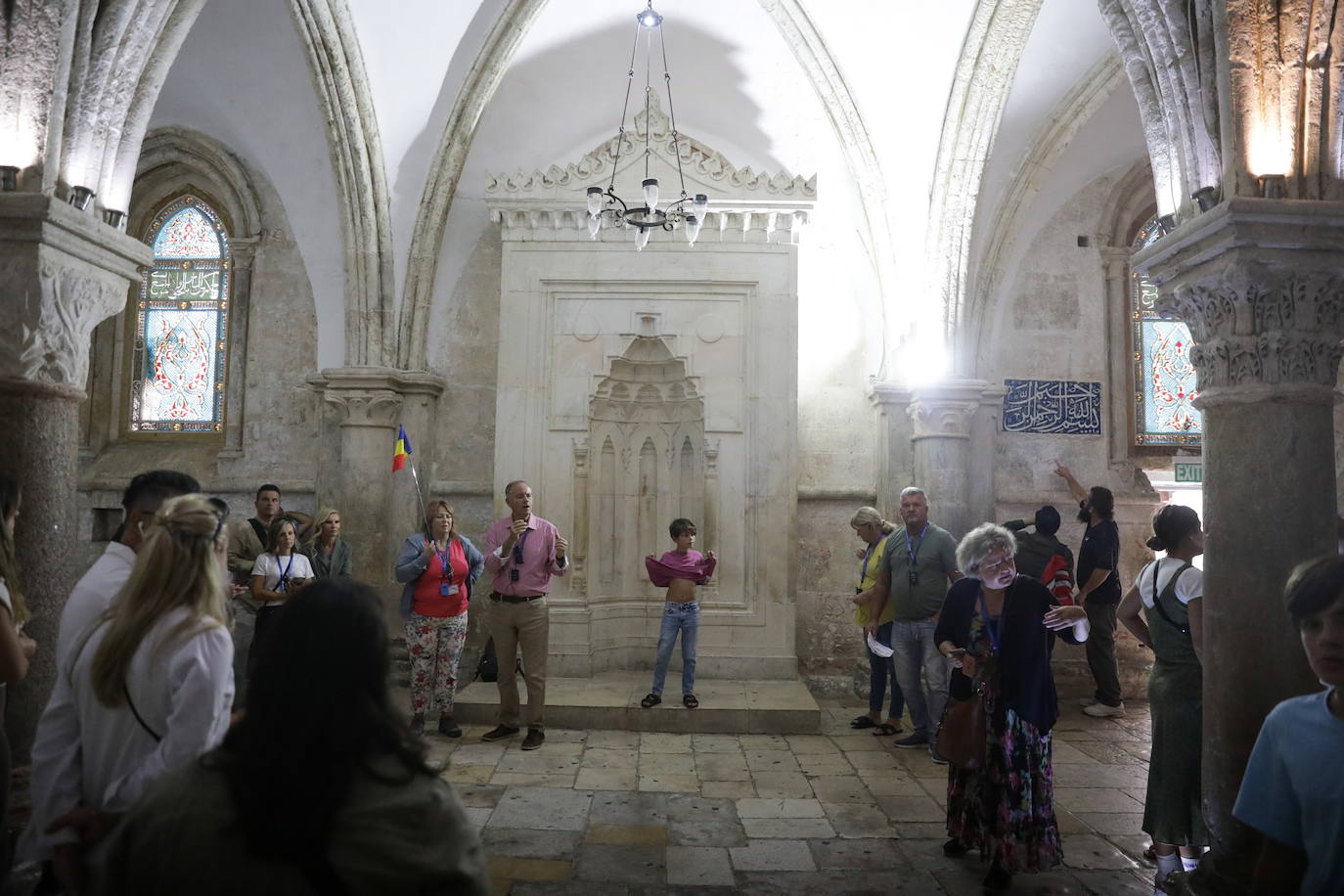 Hallan el graffiti de un héroe en un muro de la sala de la Última Cena en Jerusalén