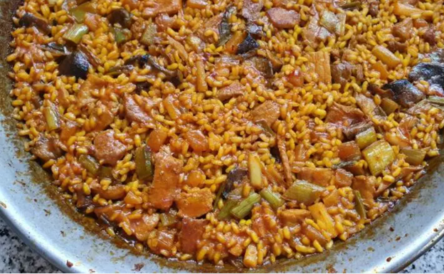 La receta del fin de semana: arroz con solomillo de cerdo, setas y calabaza