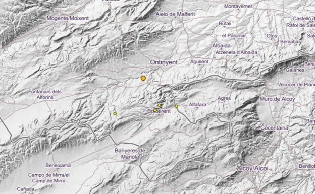 Bocairent registra cuatro terremotos durante la madrugada