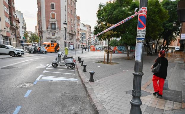 Ruzafa en obras: zona para festejos, juegos y las nuevas plazas de aparcamiento de la ORA