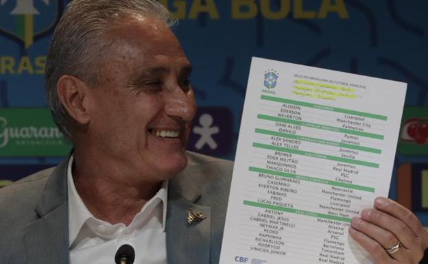 Vinicius, Rodrygo, Militao y Raphinha, al Mundial con Brasil