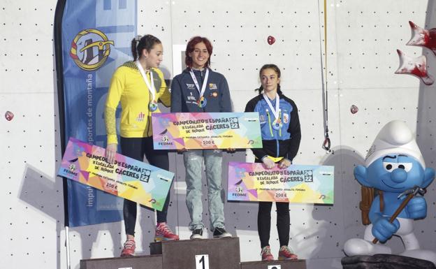 La valenciana Lucía Sempere consigue la medalla de oro en el Campeonato de España de Escalada en Bloque