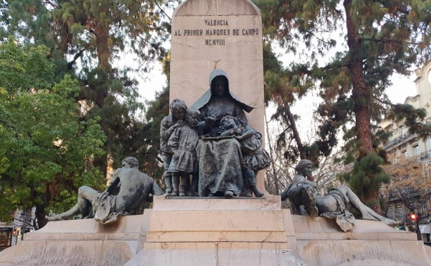 El PP propone que se declare BIC el monumento al marqués de Campo creado por Benlliure