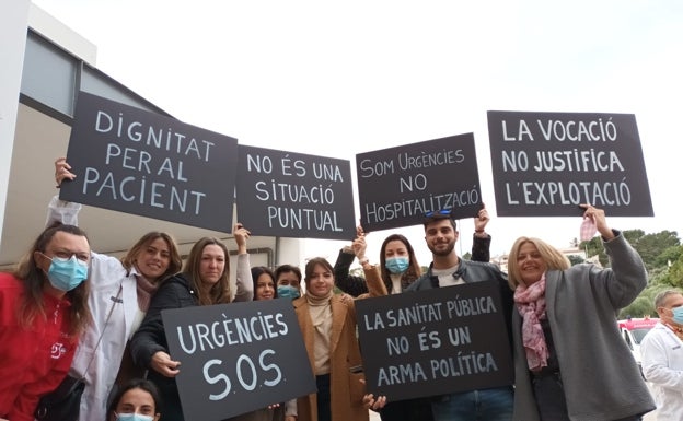 Los sanitarios del Hospital de la Ribera invitan a Baldoví a ver la situación real del centro