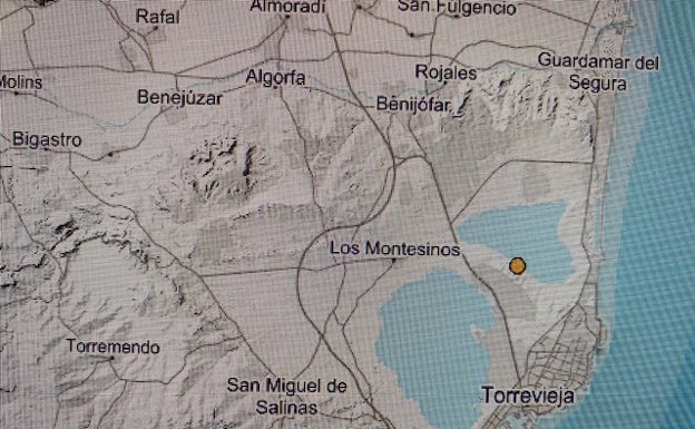 Los Montesinos registra un movimiento sísmico de 2,2 grados