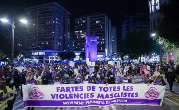 Manifestación del 25N en Valencia contra la Violencia de Género: horarios de salida y recorrido