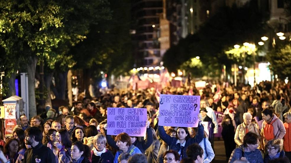 Así ha sido la manifestación del 25N en Valencia