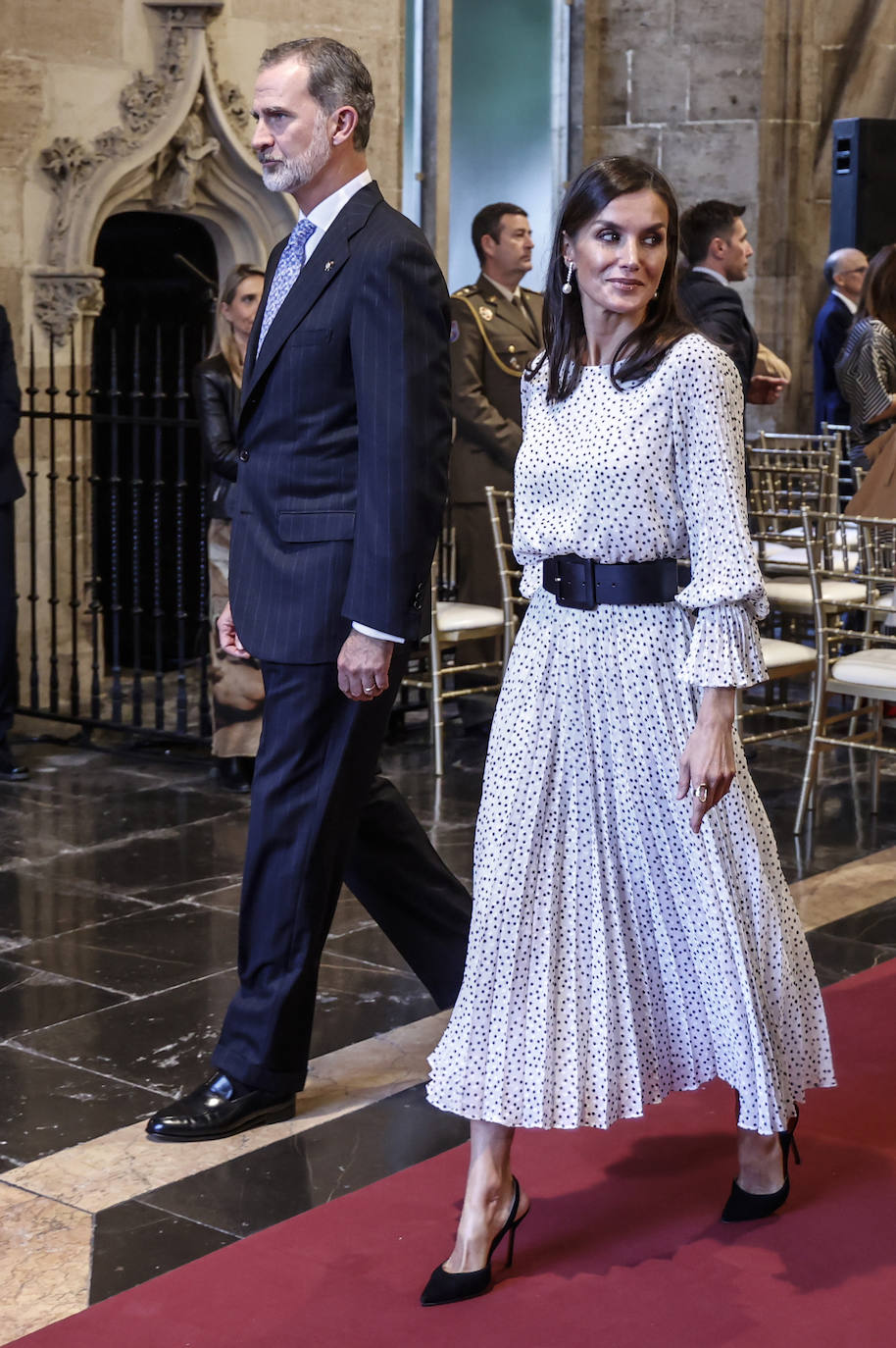 La reina Letizia deslumbra en Valencia