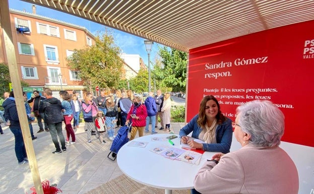 Sandra Gómez admite la falta de limpieza y asegura que «como alcaldesa» subirá el gasto