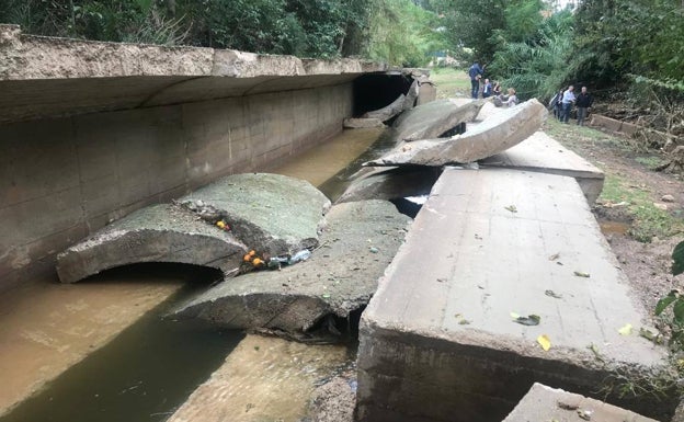 Declaran de emergencia la reparación del barranco del Mandor en l'Eliana tras los daños causados por la lluvias