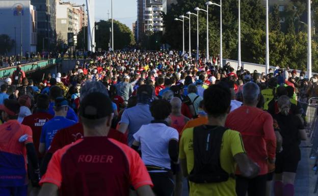 La hora crítica del maratón en la que 30 kilómetros de calles de Valencia estarán cortadas y será imposible circular