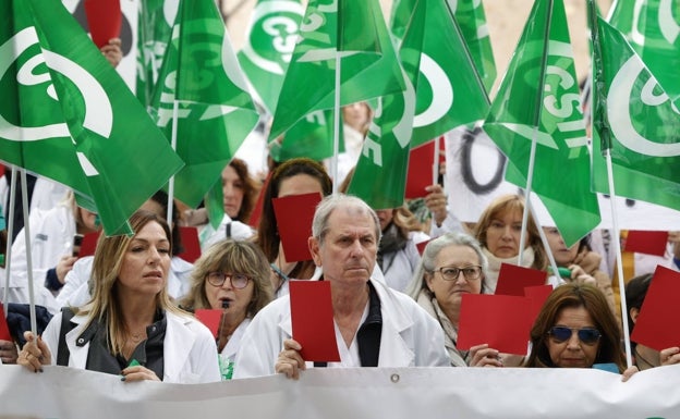 Sanidad promete negociar mejoras laborales para frenar las protestas