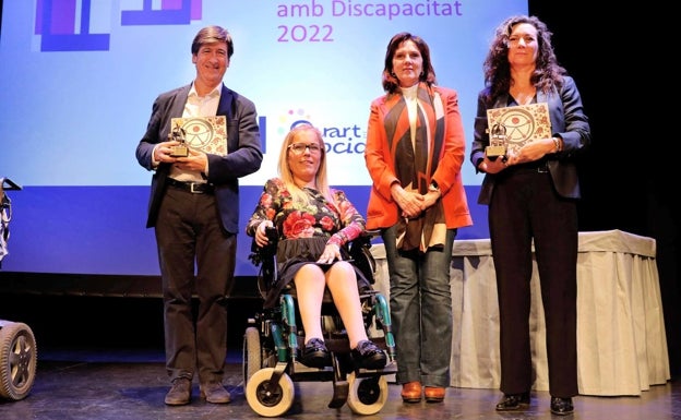 Avapace y Amparo Correcher reciben los premios de la Asociación Quart sin Barreras Qusiba