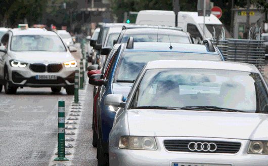 Valencia, una ciudad ahogada por decenas de atascos al día