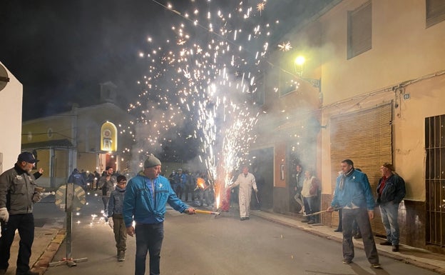 Fuego en honor a la patrona de Benifaió