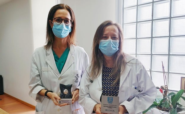 El área clínica de Respiratorio del Hospital de la Ribera recibe un premio por su calidad y eficiencia