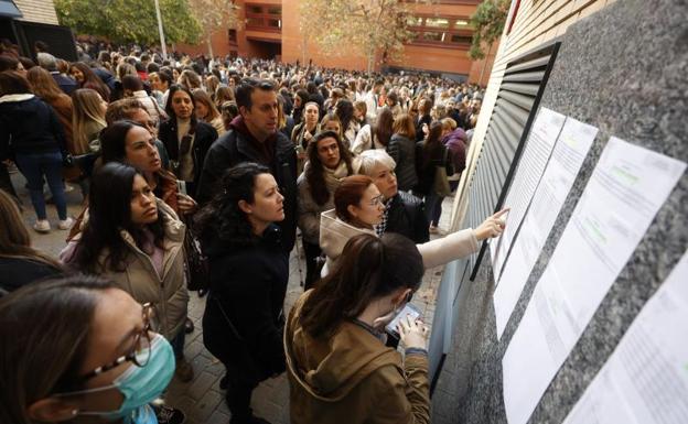 Multitudinaria oposición autonómica: 86 aspirantes por plaza