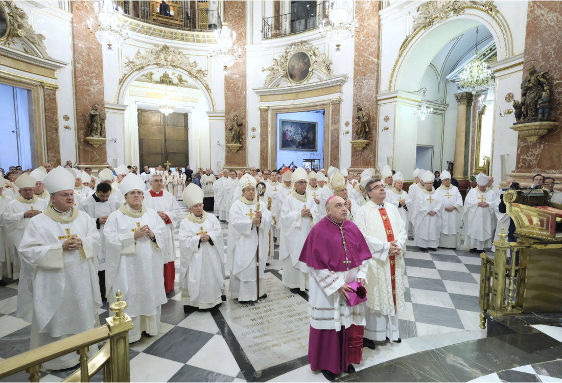 Toma de posesión y misa en la catedral de Benavent, nuevo arzobispo de Valencia