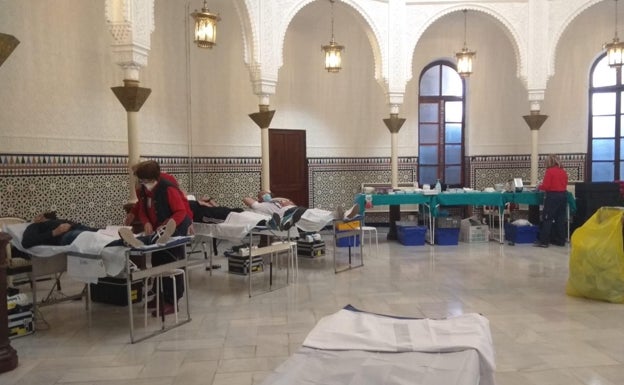 El maratón de donación de sangre de Alzira bate su récord