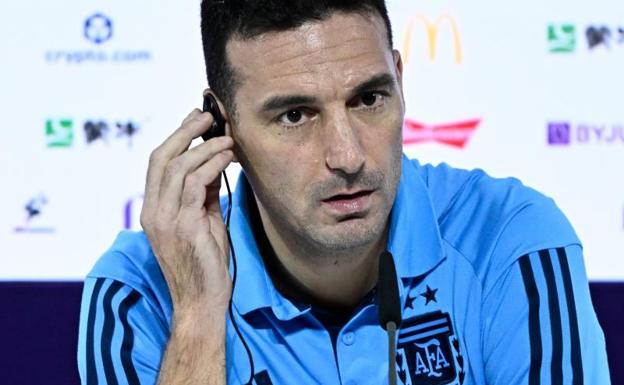 Scaloni: «Voy a zanjar el tema; Argentina sabe perder y ganar»