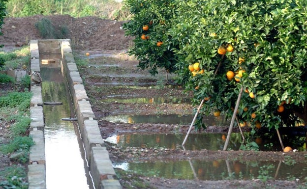 La Guardia Civil rescata a un hombre que estaba inmovilizado en el interior de una acequia en Rafelbunyol