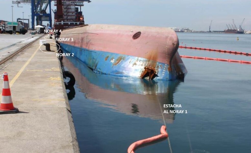 La falta de experiencia del capitán y el primer oficial propició el hundimiento de un barco que dejó dos muertos en Castellón