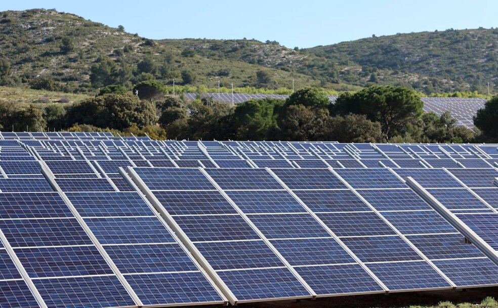 El Botánico atasca la energía solar: instala 20 veces menos que España