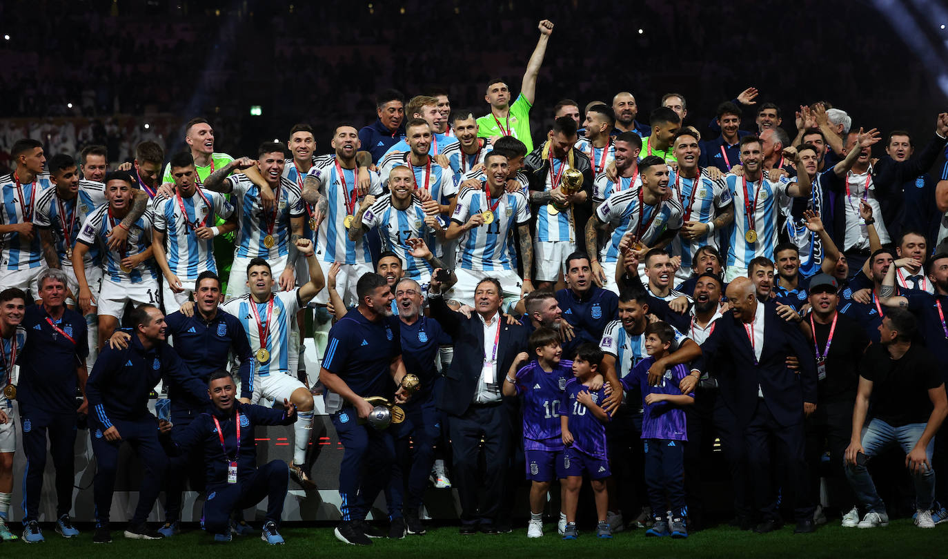 Las mejores imágenes de la final del Mundial de Qatar entre Argentina y Francia