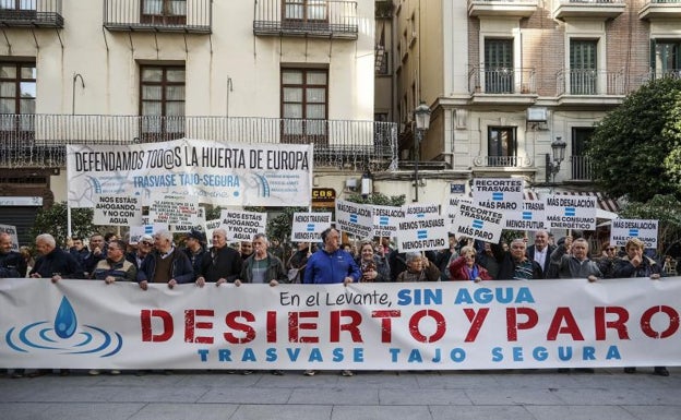 Los regantes de la Comunitat ven con preocupación la «falta de voluntad» de la Ministra Ribera en el tema del trasvase Tajo-Segura