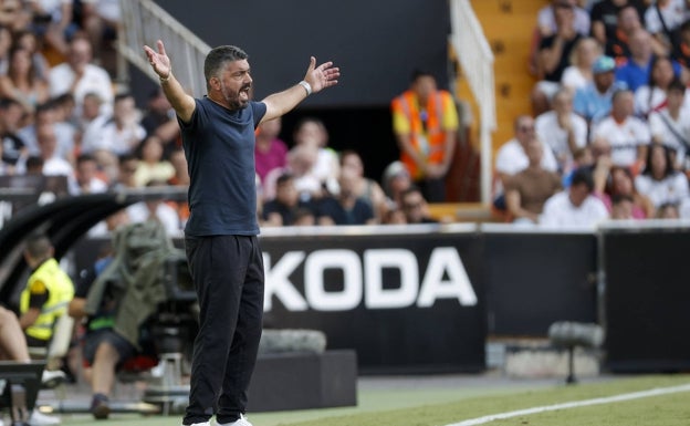 Gattuso añade otro mensaje al de los 40 puntos: «Me gustaría jugar la Champions»