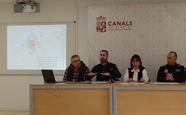 Lonas ignífugas y perímetro de seguridad para la quema de La Foguera de Canals