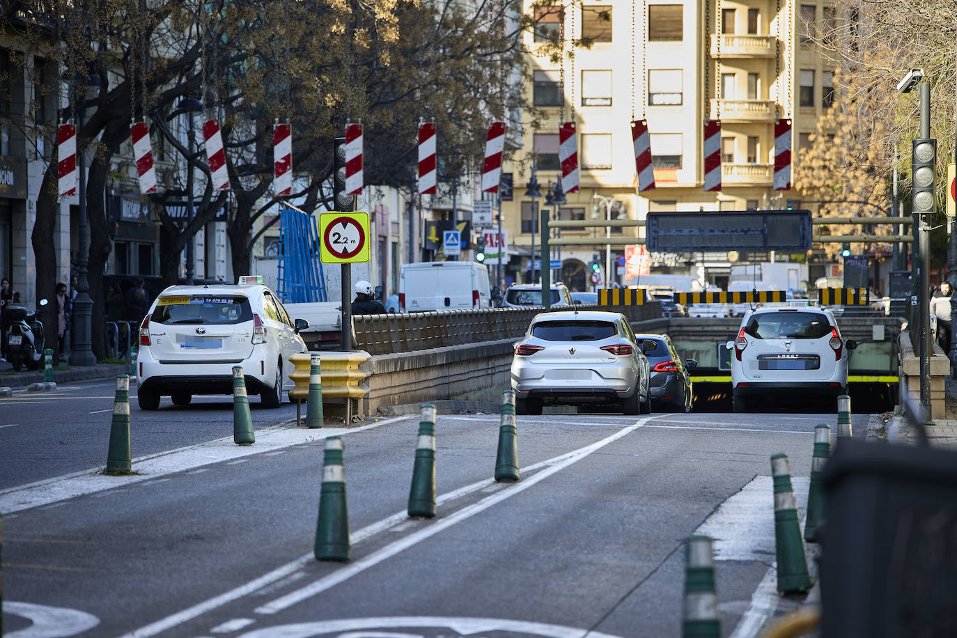 El concurso para cerrar el túnel de Guillem de Castro carece de un estudio de tráfico