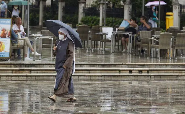 Lluvia en Valencia.