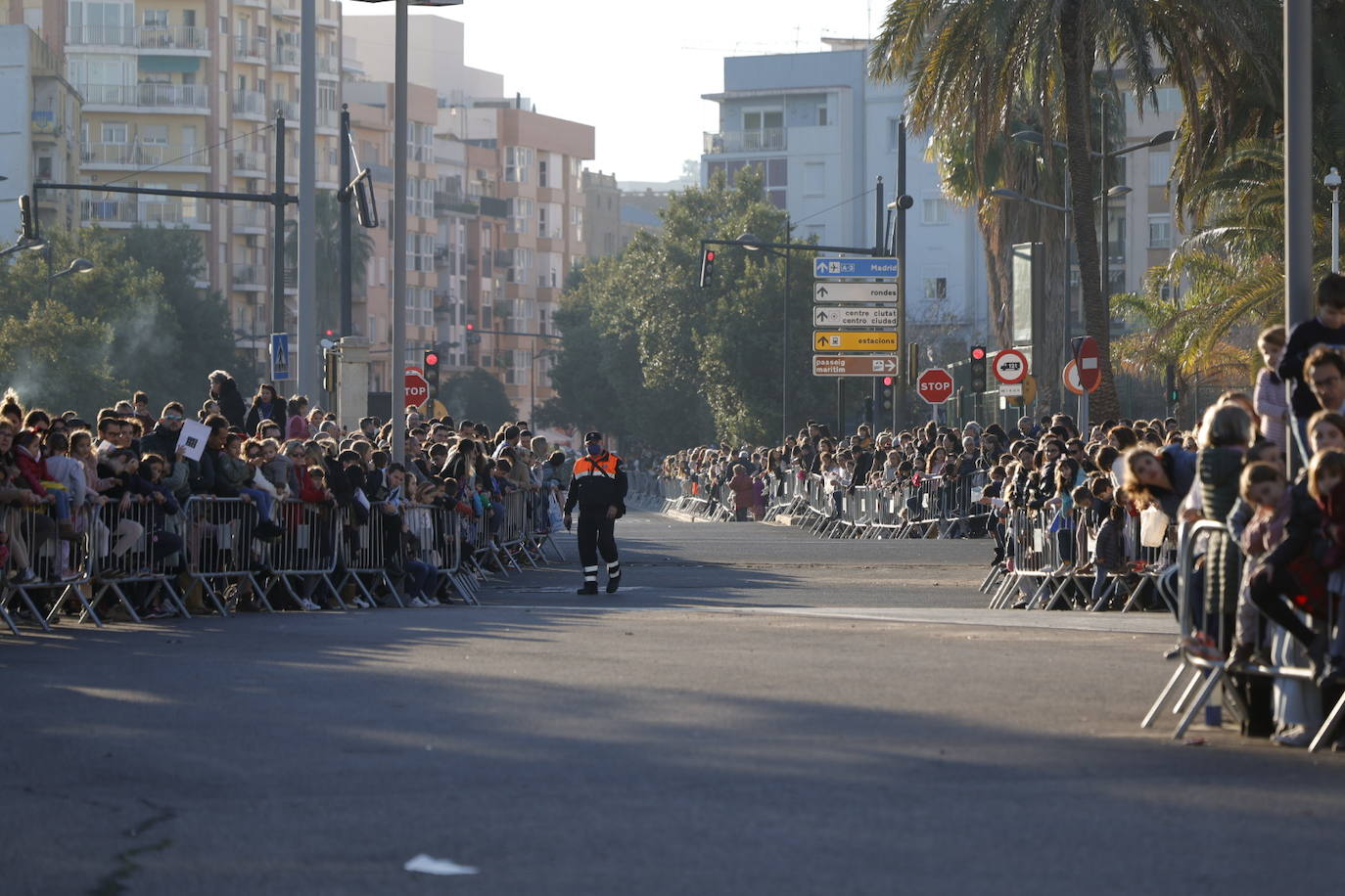 La llegada de los Reyes Magos a Valencia en catamarán