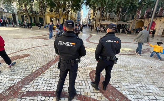 Dos detenidos tras ser sorprendidos robando en un establecimiento comercial de Elche