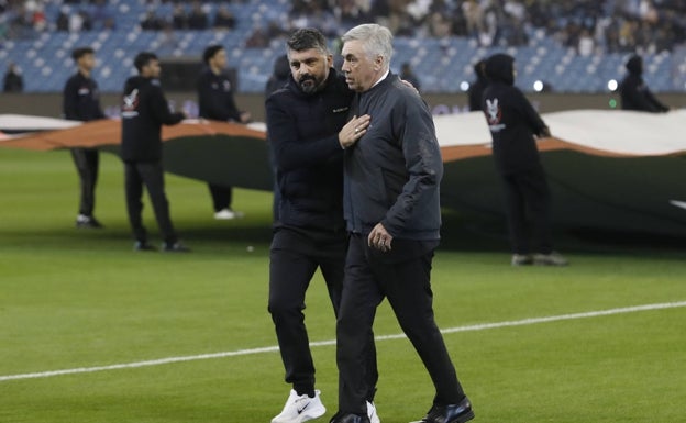 Ancelotti, contundente sobre Gattuso tras la derrota del Valencia