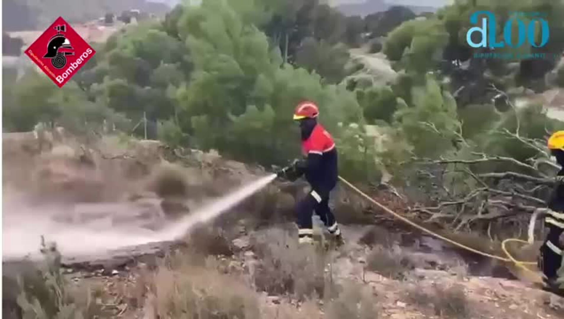 Estabilizado el incendio forestal de Aigües de Busot