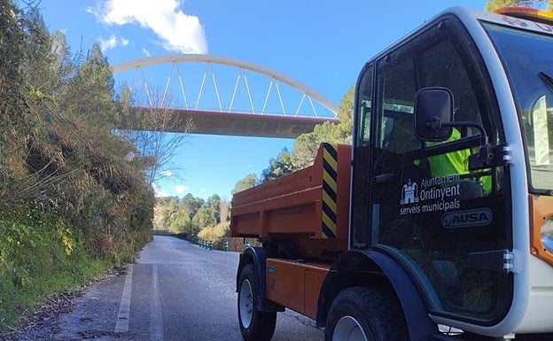 Ontinyent se prepara para las heladas y se aprovisiona de 6000 kilos de sal