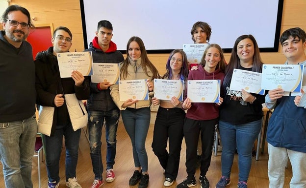 El instituto La Moreria de Mislata, campeón de la primera fase del Concurso Matemático Copa Cangur