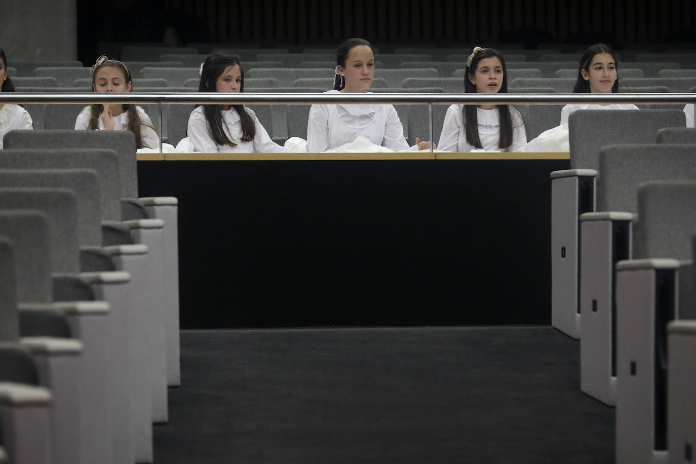 Así ha sido el ensayo de la exaltación de las falleras mayores de Valencia