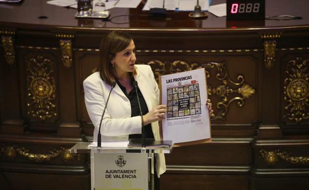 El plan del Cabanyal y la reforma de la calle Colón tensionan el pleno de Valencia